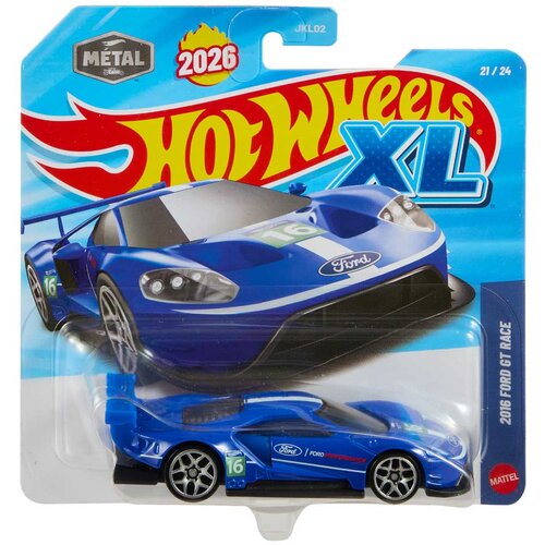 Mattel Hot Wheels XL: 2016 Ford GT Race avtomobilček 1/43 - Cene