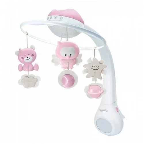 Infantino infantino® glasbeni vrtiljak 3v1 pink