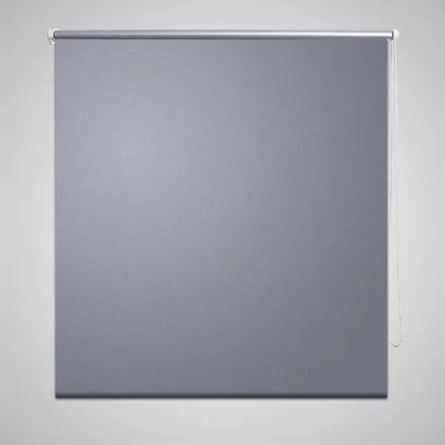 vidaXL Rolo siva zavjesa za zamračivanje 140 x 230 cm
