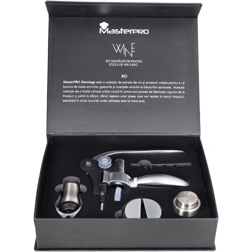 Tognana Vinski set Serving Guest &amp;amp; Gift, 5 delova, Srebrne boje Slike