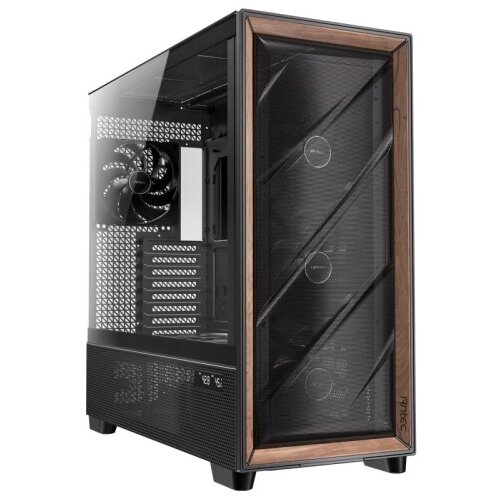 Antec Flux PRO Full Tower okno leseno črno/rjavo gaming ohi&amp;scaron;je Slike