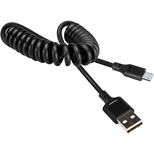 AVIZAR Kabel USB na mikro-USB 2A, raztegljiv do 80 cm, polnjenje in sinhronizacija - crn, (20650944) Slike