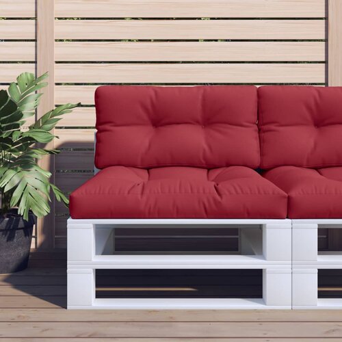  The Living Store Blazina za kavč iz palet vinsko rdeča 80x40x12 cm - Blazina Za Palete, (21487314) Cene