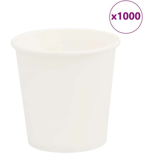  Papirnate &scaron;alice za kavu 1000 kom 4 oz 100 ml bijele Cijene