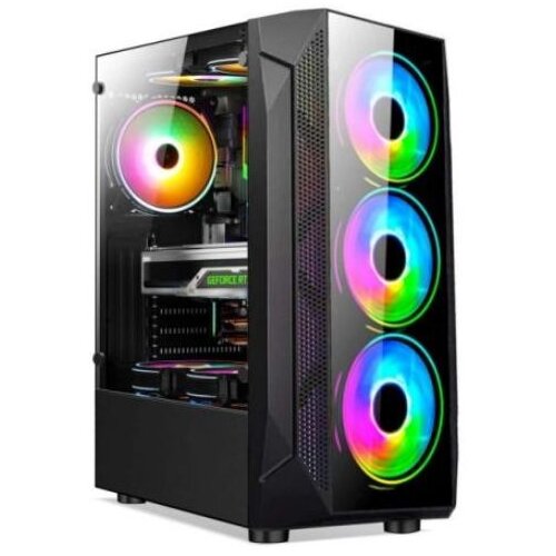 Ubit Gaming Case SKGCTZIX + 4 RGB FANS Slike