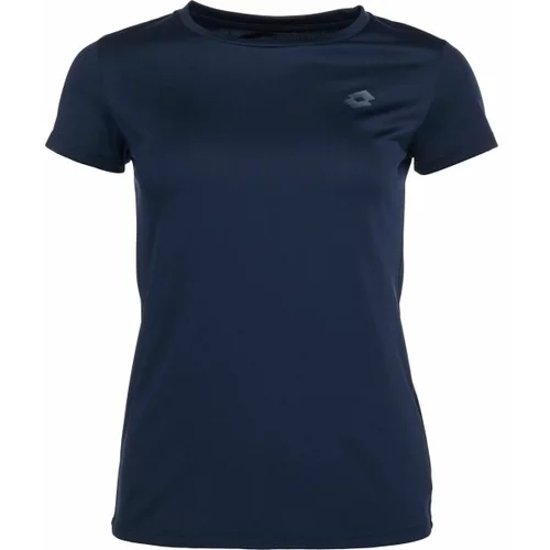 Lotto MSP W TEE II Ženska majica kratkih rukava za treniranje, tamno plava, veličina