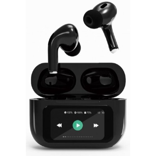 Gembird TWS-LCD-ANC-01-BK bluetooth V5.1 slu&scaron;alice, TWS, LCD display, Active Noise Cancelling,Black Cene