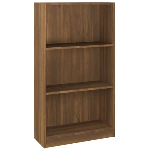 Maison Chic Knjižna omara - Knjižni regal rjavi hrast 60x24x109 cm konstruiran les, (21725362) Slike