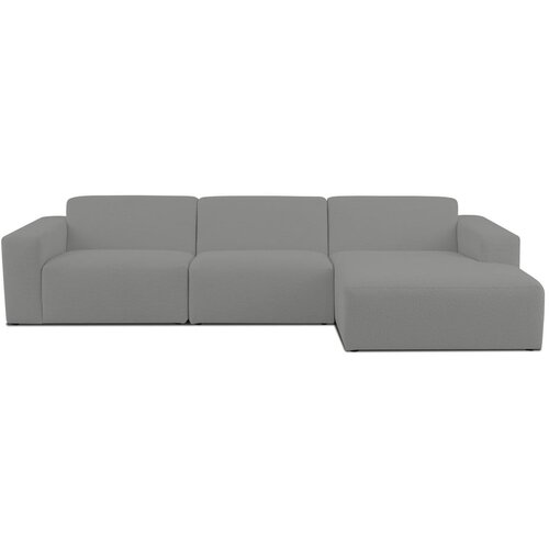 Scandic Siva kutna garnitura od bouclé tkanine (s desnim kutom) Roxy – Cijene