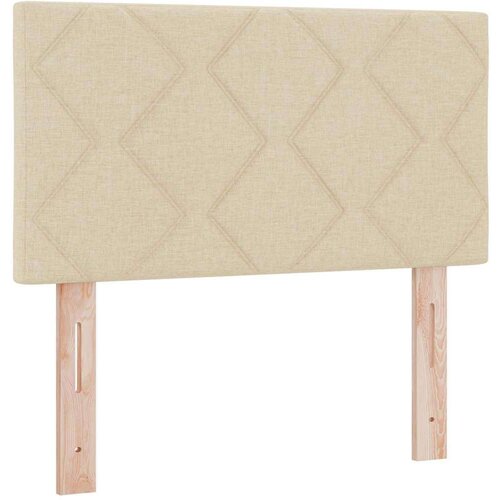 VidaXL Boxspring krevet s madracem Krema 80 x 200 cm tkanina Slike