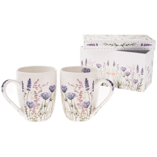 Dakls Kremno bele porcelanaste skodelice v kompletu 2 ks 350 ml – Cene