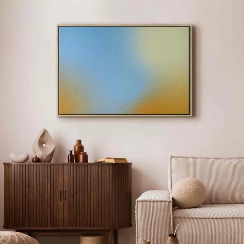  Slika - Energetic Gradient - Gradient Composition in Vibrant Colors 120x80 U prirodnom drvenom okviru Slike