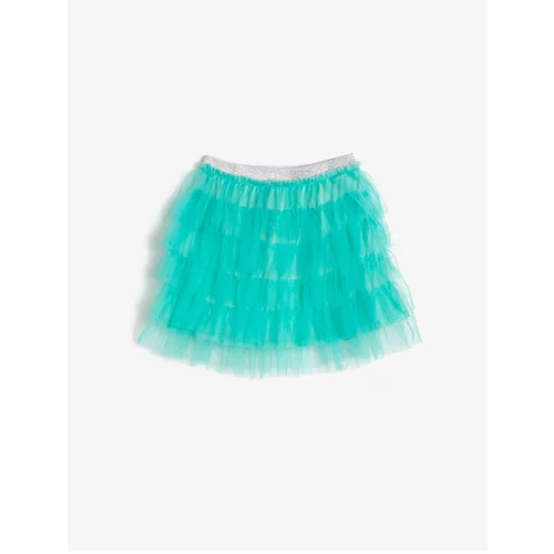 Koton Skirt - Turquoise - Mini