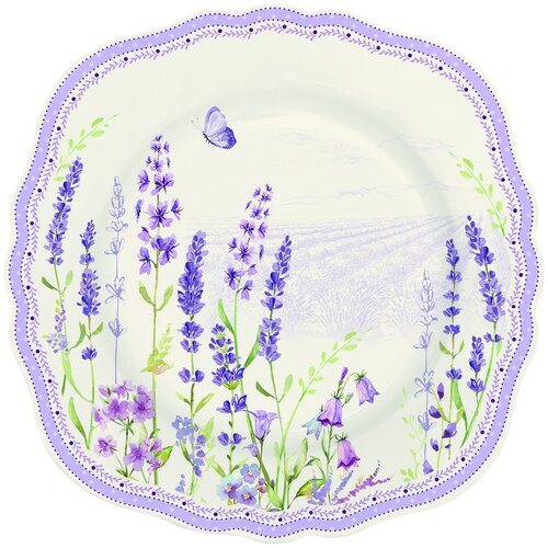 Easy Life Fine China Lavander Field desertni krožnik Cene