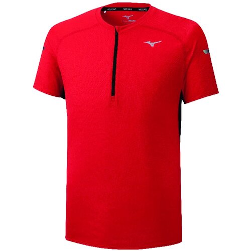 Mizuno Men&amp;#039;s T-shirt Solarcut ER Trail HZ Tee red, L Slike