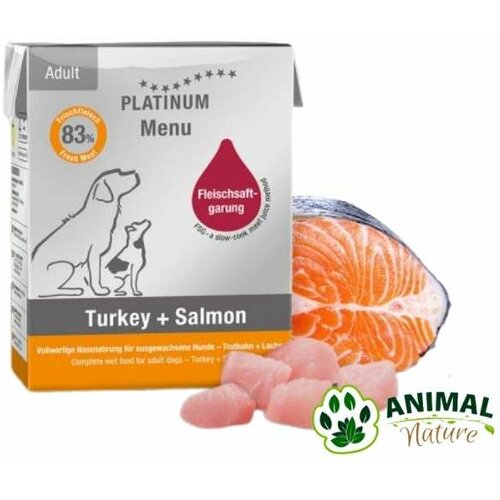 Platinum vlažna hrana za pse u konzervi sa ćuretinom i lososom Cene
