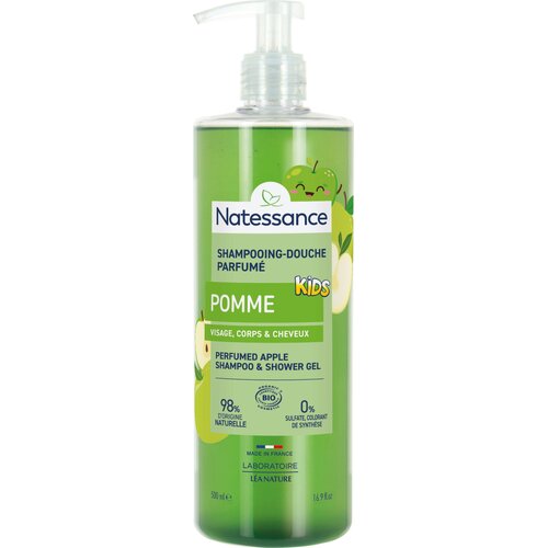 Natessance Kids 3v1 &scaron;ampon in gel za umivanje - jabolko Cene