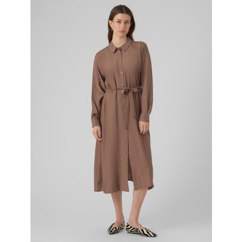 Vero_Moda Obleka Rjava Slike