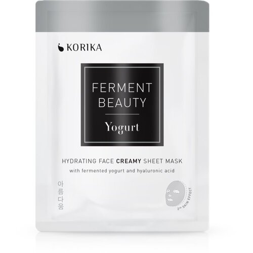 KORIKA FermentBeauty Hydrating Face Sheet Mask with Fermented Yogurt and Hyaluronic Acid vlažilna maska iz platna s fermentiranim jogurtom in hialuron Cene