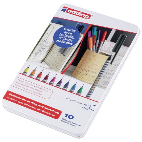 Edding Fineliner E-55 03mm SET 1/10 sortirano Cene