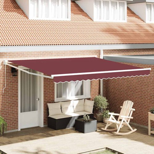 Tenda na ručno uvlačenje bordo 400 x 300 cm Cene