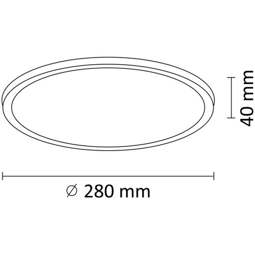  LED stropno svetlo WOODY LED/15W/230V pr. 28 cm Slike