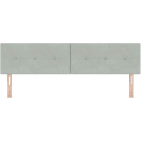  LED glava kreveta s LED trakama Svijetlo siva 180 cm Bar&amp;scaron;un Slike