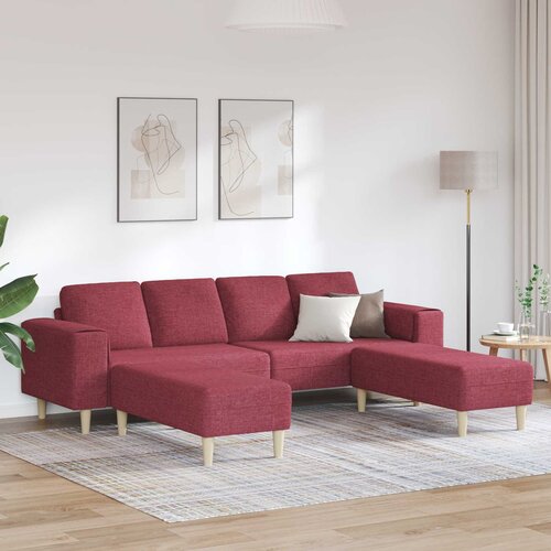  Kauč za dnevni boravak 3 pcs Vinska crvena 250 x 188 x 76 cm Cijene