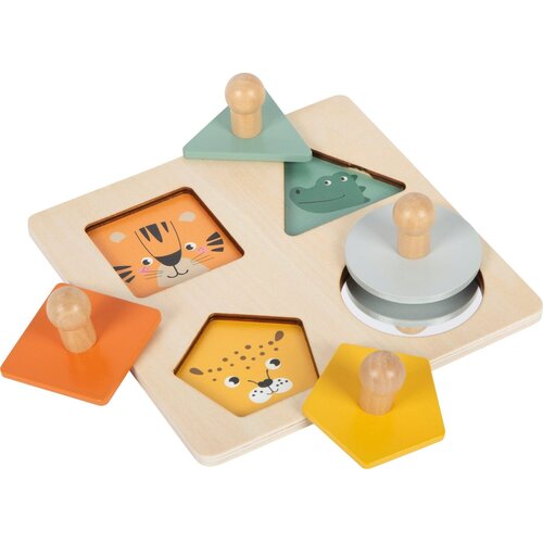 Small Foot Montessori nastavitev puzzle oblik in motivov - 1 k. Cene