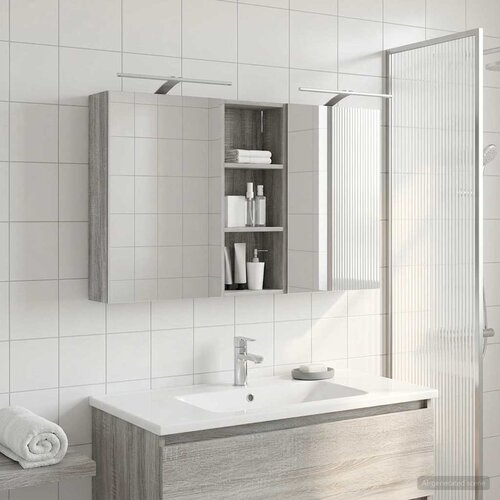  Set ormarića za kupaonicu 3 kom. 130 x 14,5 x 70 cm Cijene