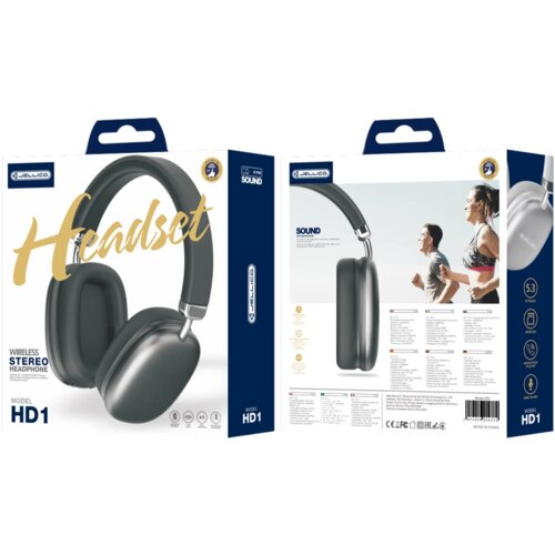 Jellico BREZŽIČNE NAU&amp;Scaron;NE SLU&amp;Scaron;ALKE HD1 ZA TELEFON, PRENOSNIK IN BLUETOOTH, (5000334375) Slike