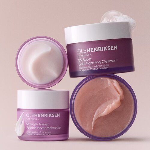 OLEHENRIKSEN Strength B5 Boost Hydrating Solid Foaming Gentle Cleanser hranjivi balzam za či&amp;scaron;ćenje 100 g Slike