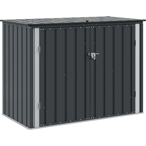  &amp;Scaron;katla za shranjevanje v vrtu Črna 151,5 x 82 x 110,5 cm Jeklo, (5000143543) Slike