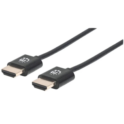 Manhattan kabel slimHDMI M/M,4K@60Hz,eth,1.8m,crni 394369 Slike