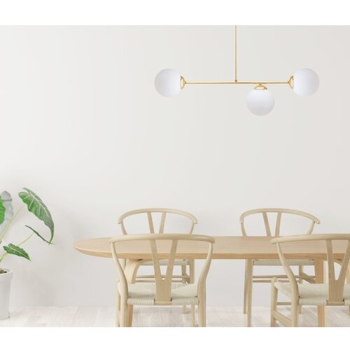  Luster na &amp;scaron;ipci FIRA 3xE27/60W/230V zlatna Slike