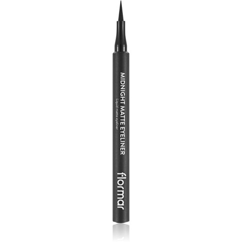 Flormar Midnight Matte Eyeliner črtalo za oči v obliki flomastra z mat učinkom odtenek 01 Black 1,2 ml Slike