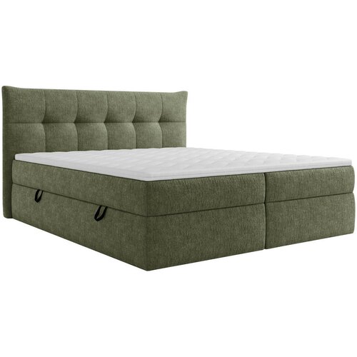 Boxxx POSTELJA Z VZMETNICO 180 cm x 200 cm , tekstil olivno zelena Slike