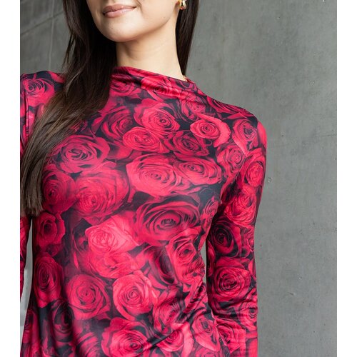 Gemre Red blouse decorated with Amaya print Cijene