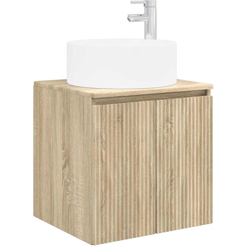 vidaXL Visoka umivalnik s police Sonoma hrast 49,5 x 44,5 x 65,5 cm, (5000245788) Cene