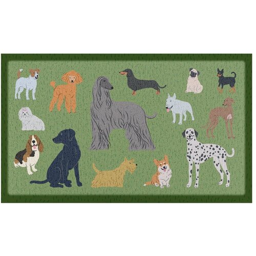 Artsy Doormats Otirač 40x70 cm Dog Breeds &amp;ndash; Slike