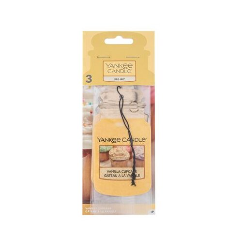Yankee Candle Vanilla Cupcake Car Jar viseći osvježivač zraka za auto 3 kom Cijene
