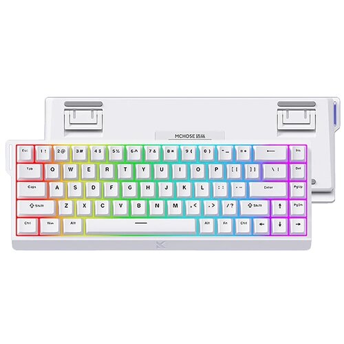 Oem Mehanska tipkovnica, RGB osvetlitev, hot-swappable stikala -Bela KTEK, (5000132124) Slike