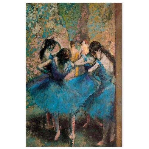  Slika - Edgar Degas &amp;ndash; Blue Dancers 20x30 Na talijanskom platnu Slike