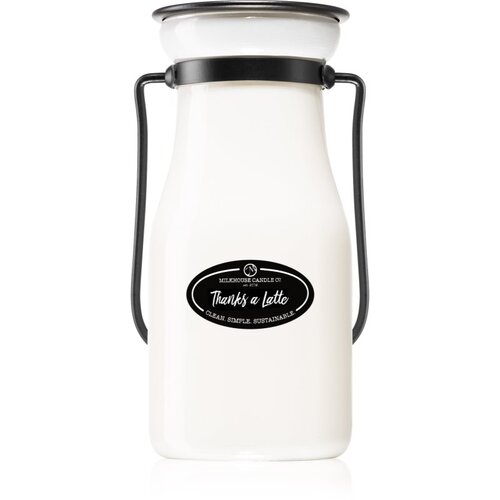 Milkhouse Candle Co. Creamery Thanks A Latte dišeča sveča Milkbottle 227 g Cene