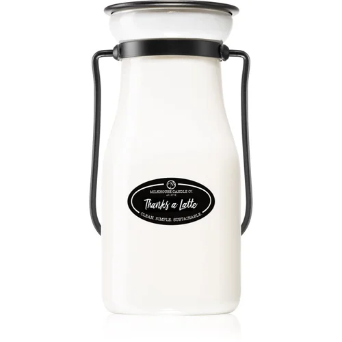 Milkhouse Candle Co. Creamery Thanks A Latte mirisna svijeća Milkbottle 227 g