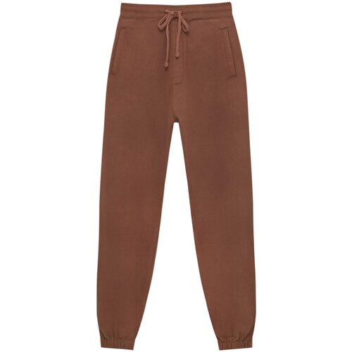 Pull&amp;amp;Bear Hlače temno rjava Slike