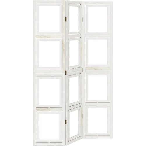 Maison Chic Paravan - Sobne pregrade 3-delni bel trden les pavlovnije, (22111410) Cene