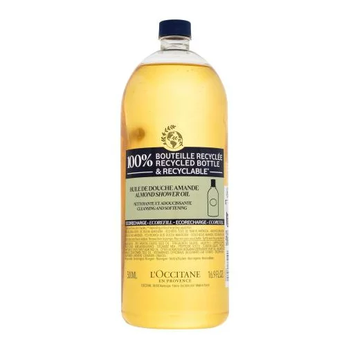 L'occitane Almond (Amande) Shower Oil Ecorefill 500 ml uljni gel za tuširanje punilo za ženske