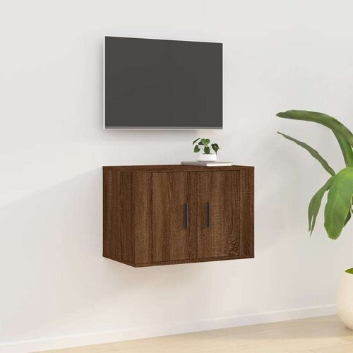  Zidni TV ormarić Smeđi hrast 57x34 5x40 cm Slike