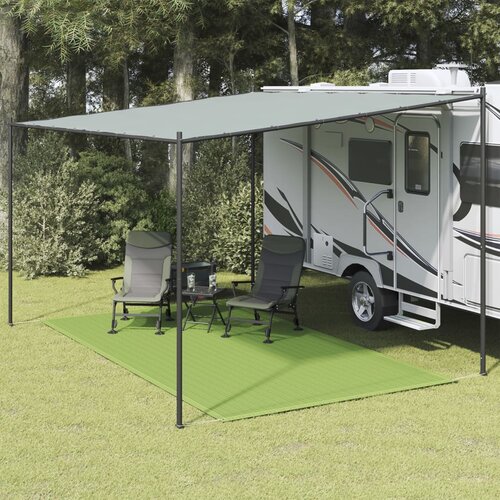 vidaXL Tepih za šator svijetlozeleni 250 x 400 cm HDPE Cijene